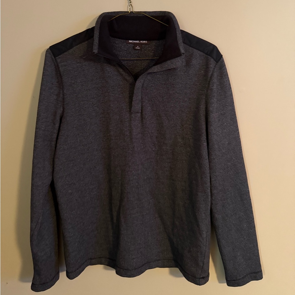 Michael Kors Quarter Zip Pullover Sweater
